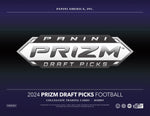 2024 Panini Prizm Collegiate Draft Picks Football 2 Hobby Box Serial # Break #6