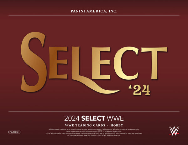 2024 Panini Select WWE 1 Hobby Box Serial # Break #4