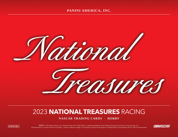 2023 National Treasures Racing 2 Box Half Case Random Left Side Serial # Break #2 *GUARANTEED TO BREAK TONIGHT!*