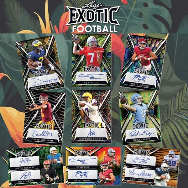 2023 Leaf Exotic Football Personal Box