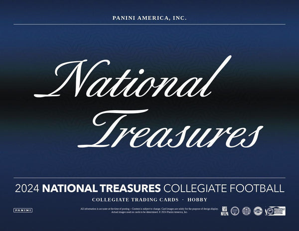 2024 National Treasures Collegiate Football 4 Box Case PYT Break #1 (11/6 Release)