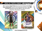 2023/24 Topps Finest Basketball 5 Box Breaker's Delight Half Case PYT Break #3 (1/23 Release)