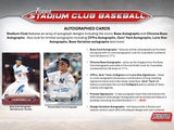 2024 Topps Stadium Club Baseball Hobby Compact 16 Box Case PYT Break #4 (11/6 Release)