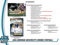 2024 Bowman Chrome University Football 5 Breaker's Delight Box Half Case Random Serial # Break #1 (11/27 Release)