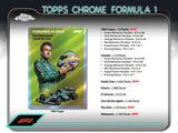 2024 Topps Chrome Formula 1 Racing 12 Hobby Box Case PYT Break #2 (11/22 Release)