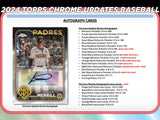 2024 Topps Chrome Update Series Baseball 2 JUMBO Box PYT Break #ADTB10