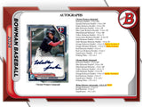 2024 Bowman Baseball Hobby 12 Box Case PYT Break #3 (5/8 Release)