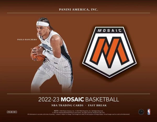 2022-23 Mosaic FAST BREAK Basketball 3 Box PYT Break #4