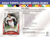 2023/24 Topps Chrome UEFA Euro Soccer 2 Hobby Box Random Left Side Serial # Break #2