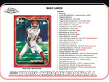 2024 Topps Chrome Football Hobby 6 Box Half Case PYT Break #5 (2/19 Release)