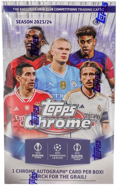 2023-24 Topps Chrome UEFA Club Competitions Soccer Hobby Box - Opened Live! (7/24 Release)