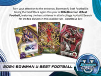 2024 Bowman University Best Football Breakers Delight 5 Box Half Case Random Serial # Break #1