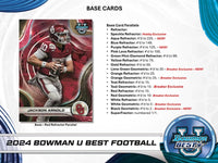 2024 Bowman University Best Football Breakers Delight 5 Box Half Case Random Serial # Break #1