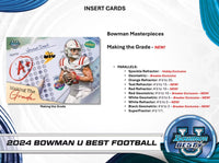 2024 Bowman University Best Football Breakers Delight 5 Box Half Case Random Serial # Break #1