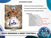 2024 Bowman University Best Football Breakers Delight 5 Box Half Case Random Serial # Break #1