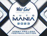 2023 Wild Card Auto Mania Football 1 Box Random Left Side Serial # Break #1